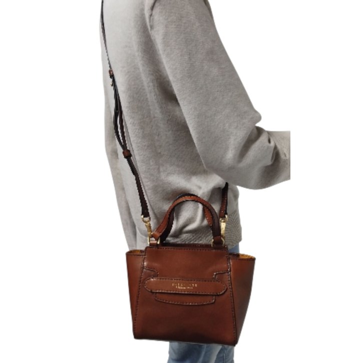 the bridge Handtasche Rindleder braun